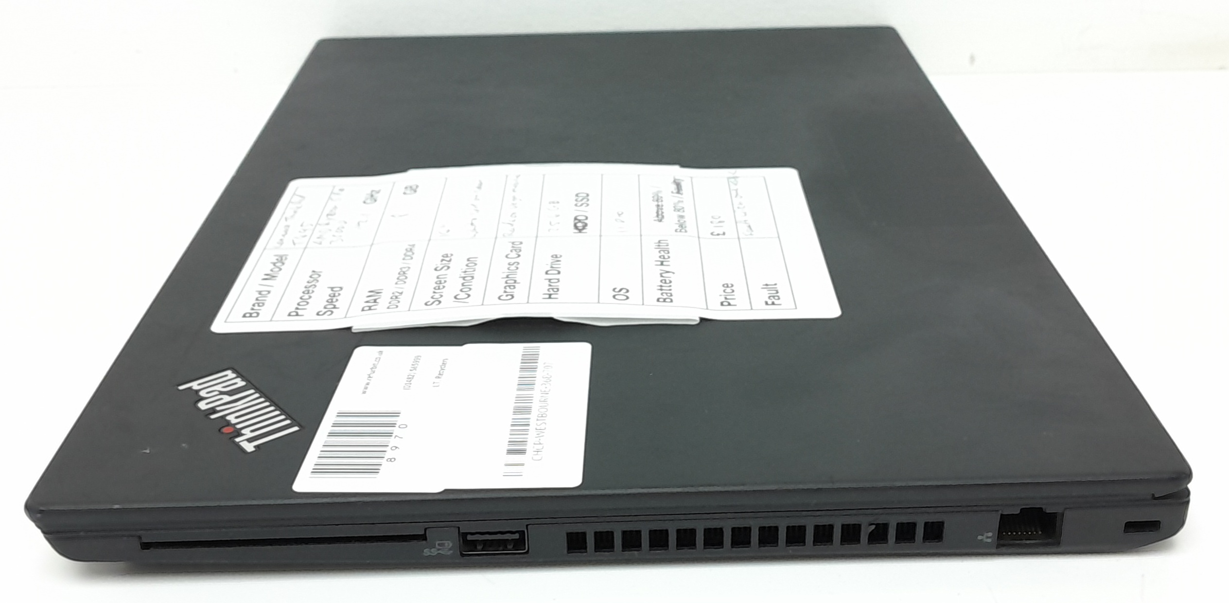 Lenovo ThinkPad T495 - AMD Ryzen 5 Pro 3500U 2.1GHz - 8GB Ram - 14