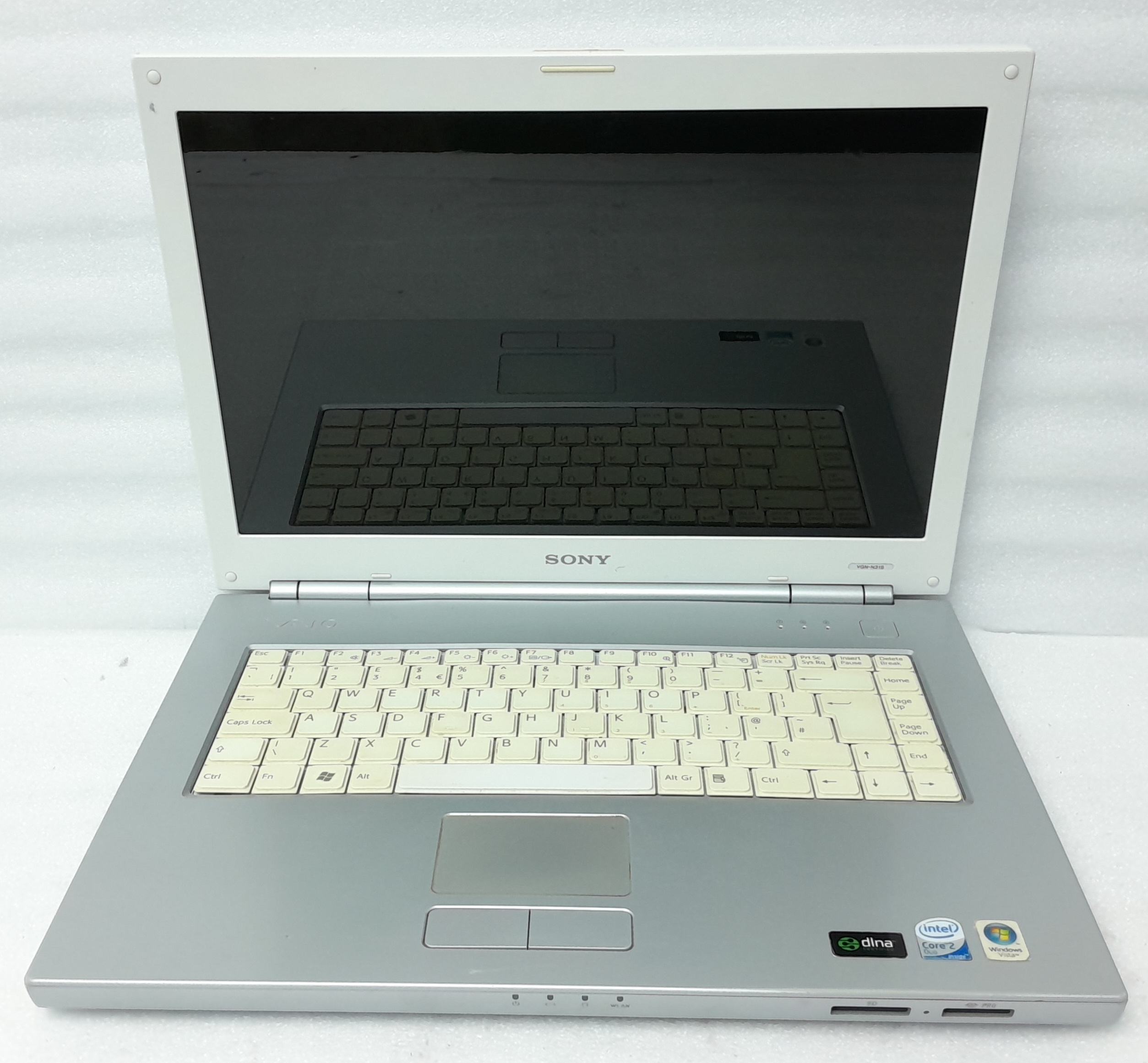 Sony Windows Laptop PC Vaio Vgn-n31s - Core 2 Duo T5500 @ 1.67